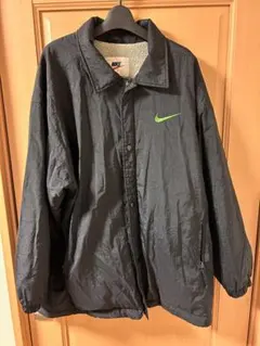 90s Nike ナイキ　ボア付き　ナイロンジャケット　刺繍
