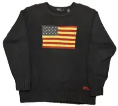 【Polo Ralph Lauren】 星条旗ニット