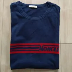 美品 国内正規品 モンクレール アップリケ ロゴ Tシャツ S