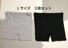 マタニティ用スパッツ　ショートパンツ　Ｌサイズ　3分丈　２枚セット