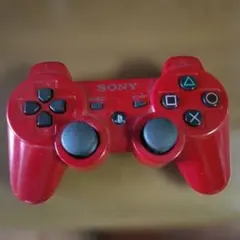 ★動作確認済み★PS3 ワイヤレスコントローラー 赤