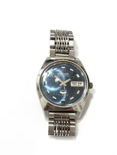 CITIZEN 自動と手巻き時計 青文字盤 セブンスター デラックス 稼働品のサムネイル