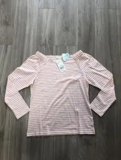 新品★アースミュージックエコロジー　オーガニックコットン　ボーダー　カットソー