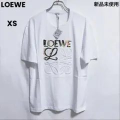 LOEWE ロエベ アナグラム ロゴ刺繍　Tシャツ ホワイト　XSサイズのサムネイル