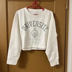 ショート丈 スウェット
