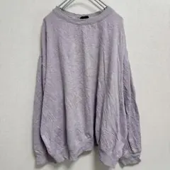 H&M 【2XL】 スウェット パープル ルーズフィット オーバーサイズ
