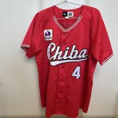 千葉ロッテマリーンズ　中村　ユニフォーム　復刻　XL ホームクリーニング済】千葉ロッテマリーンズ 中村奨吾 ユニフォーム