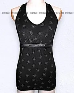 ヒステリックグラマー　DIZZY & MILKY タンクトップ　レア　希少 ヒステリックグラマー タンクトップ 前面にレースリボン 超希少