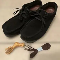 Clarks Wallabee GORE-TEX UK7 おまけ付き ブラック