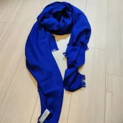 ♣UNITED ARROWS tokyo 大判青いストール 日本製のサムネイル