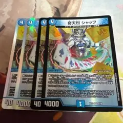 奇天烈 シャッフ　4枚セット