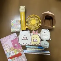 すみっコぐらし 文房具セット　ぬいぐるみ他