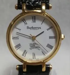 【稼動品】Burberrys 3200　メンズ腕時計　クォーツ　ゴールドカラーのサムネイル