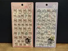 ボンボンドロップ シール 2シートセット ちいかわ 古本屋 カニ モモンガ