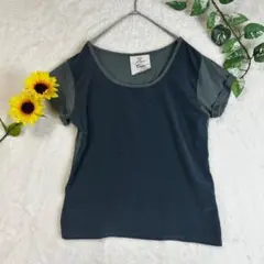 セポ cepo 半袖 切替 トップス tシャツ Mサイズのサムネイル