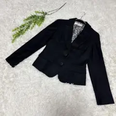 snidel スナイデル【0】 テーラードジャケット フォーマル 黒 ブラック