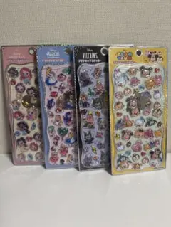 お値下げ！！【正規品】ディズニー　プチドロップステッカー　4種セット