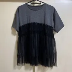 ★☆tiptop☆チュールドッキングTシャツのサムネイル