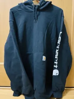 Carhartt ブラック パーカー フード付き