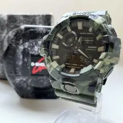 極美品G-SHOCK GA-700CMデジアナ腕時計 カモフラージュミリタリー柄のサムネイル