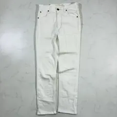 Lee×メルローズクレール ホワイトデニム ストレッチ 美脚 M（E470）のサムネイル