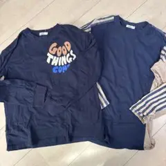 ペアマノン　ロンT２枚セット　デビロック　ブランシェス　韓国子供服　マーキーズ