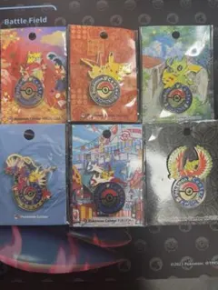 ポケモンセンター限定ピンバッジ 6点セット 新品未開封