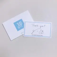 NiziU NINAニナ JYP オンラインストア サンキューカード