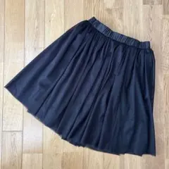チュールスカート　ブラック　黒