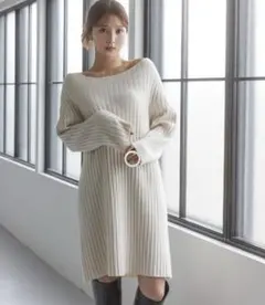 【新品】snidel リブニットミニワンピ タグ付き