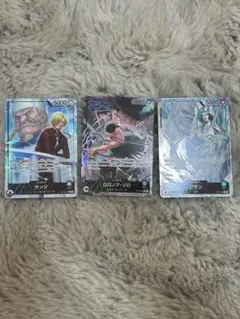 ワンピースカード　ゾロ　サンジ　グザン　リーダーパラレル