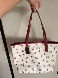 COACH ギンガムチェック トートバッグ - メルカリ
