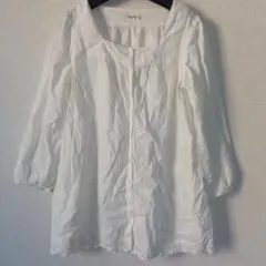 SM2 ホワイト 長袖シャツ