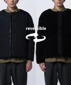TAION（タイオン）ミリタリー リバーシブル クルーネック ダウンジャケット