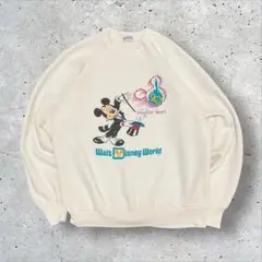 【90s】USA製Walt Disney World Mickey sweat