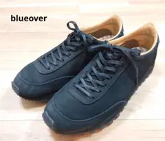 blueover ヌバック レザースニーカー　黒のサムネイル