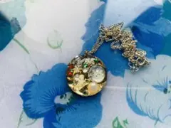 ハンドメイド ネックレス (天使)(エンジェル)(雪の結晶)(冬)