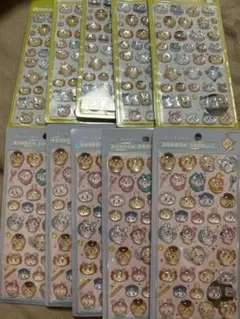 ボンボンドロップシール ちいかわ 第2弾 みんな ポーズ ニコニコ 2種