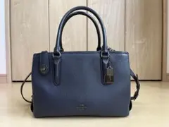 価格交渉してくださいCOACH swagger27 ショルダーバッグ 青黒 - メルカリ