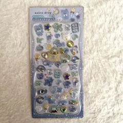 カミオジャパン あおいろドロップ ジュエルプチドロップシール