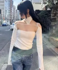 26SS】MUKASA レーストップス 長袖 / hole lace top - メルカリ