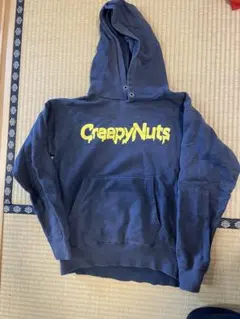 CreepyNuts ネイビー パーカー