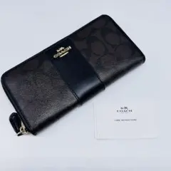 coach コーチ シグネチャー ジッピーウォレット 長財布