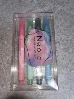 Neola グリッター入りマーカー 4本セット 開封のみ