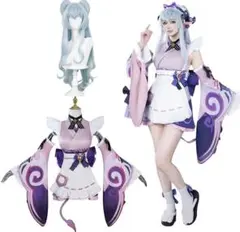 夢見月瑞希　コスプレ衣装フルセット【M】 即納フルセット】 原神 夢見月瑞希 コスプレ 衣装+ウィッグ+靴 服