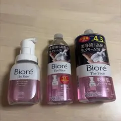 新品　ビオレ泡洗顔料　ディープモイスト　本体&詰替セットのサムネイル