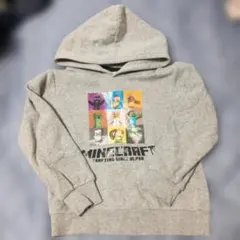 マインクラフト☆130センチ☆フード付きトレーナー