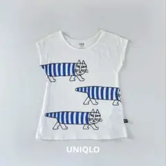 ◎ １１０》ユニクロ リサラーソン Ｔシャツ 白 UT
