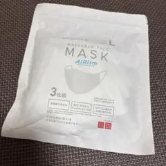 AIRismマスク　ホワイト　Lサイズ