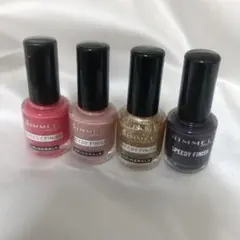 RIMMEL スピーディーフィニッシュ ネイルカラー 4色セットのサムネイル